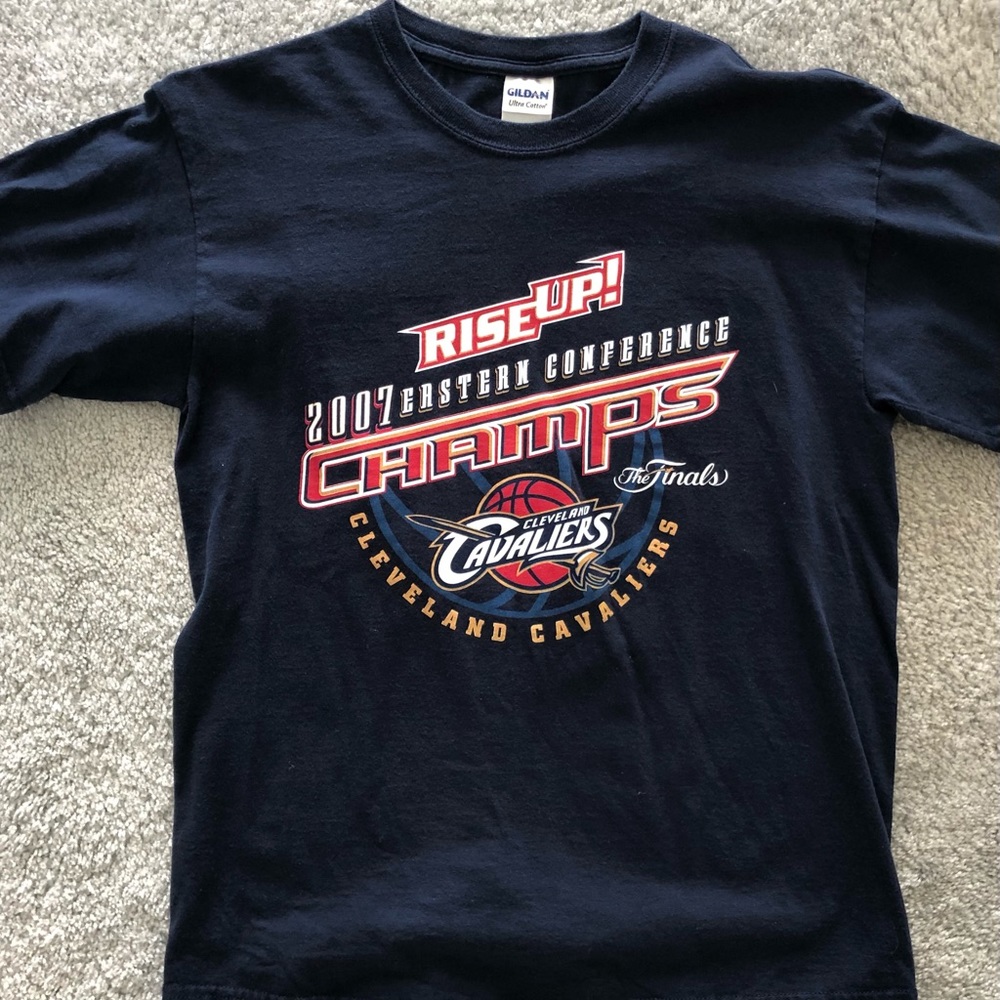 Cleveland Cavaliers 2007 Eastern Conference Champions T Shirt - Vintage - Size M